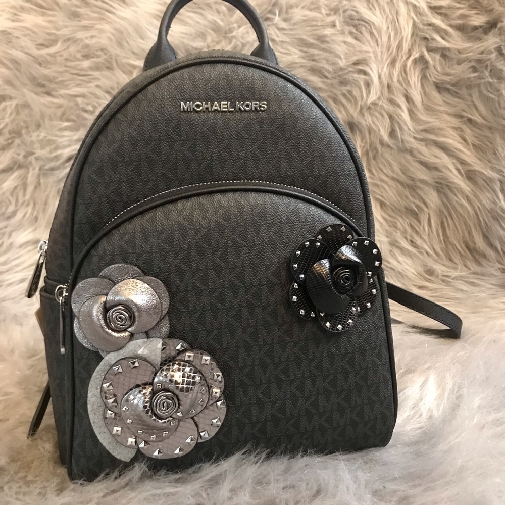 Michael Kors Abbey Medium Backpack Black MK